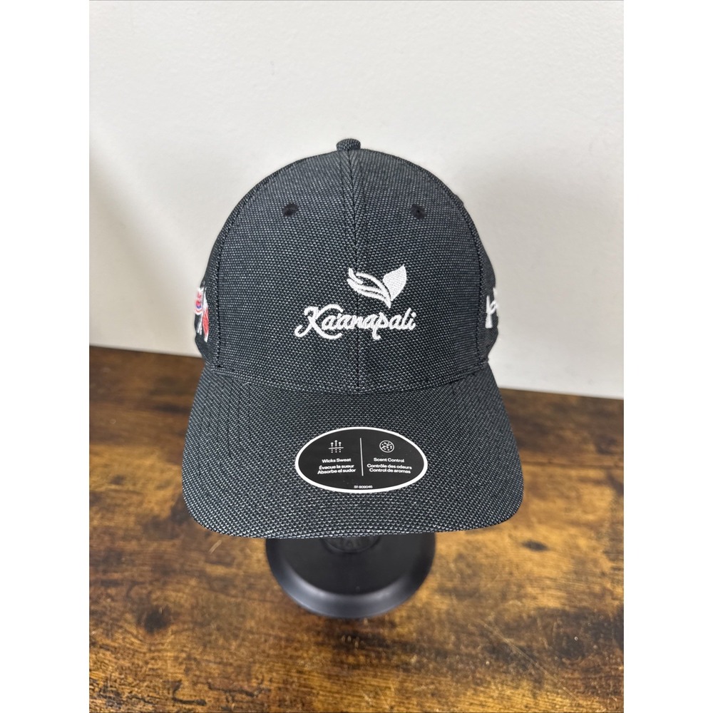 Under Armour Golf Kaanapali Hat Gray White Strapback  Performance Cap NWT